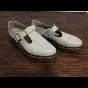 Dr Marten Mary Janes in Baby Blue